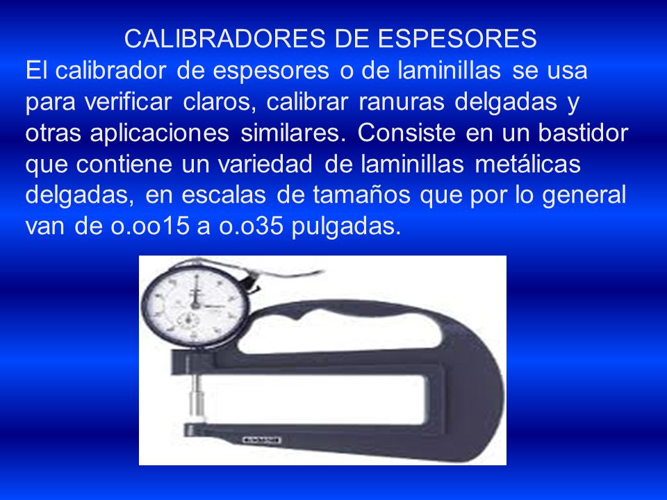 Tipos de calibradores vernier